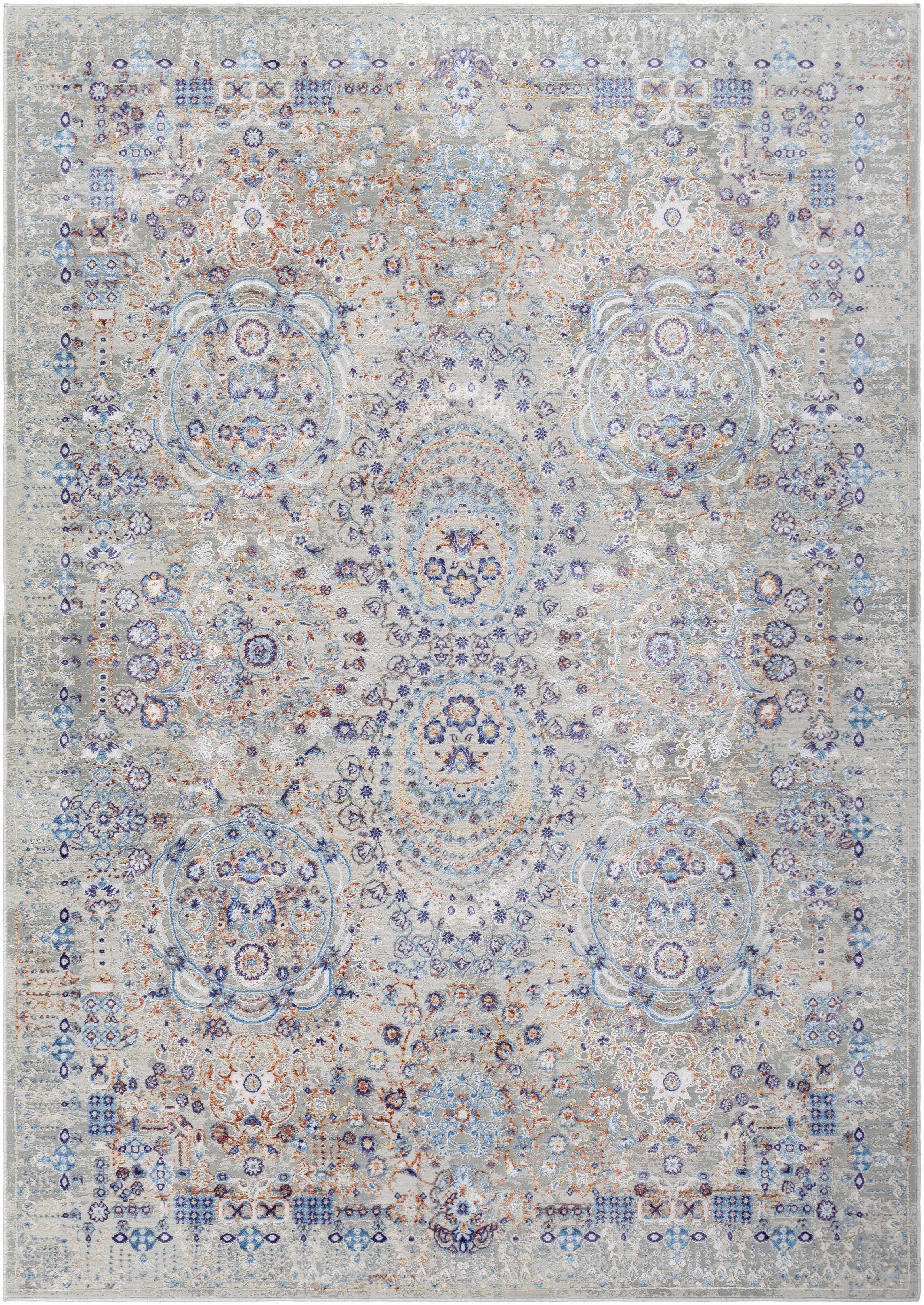 Aisha Abstract Premium Sheen Viscose Rug - Clearance