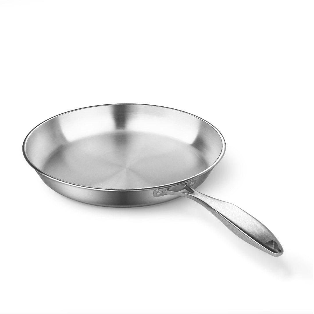 NNEAGS Stainless Steel Fry Pan 20cm 34cm Frying Pan Top Grade Skillet Induction Cooking FryPan-3