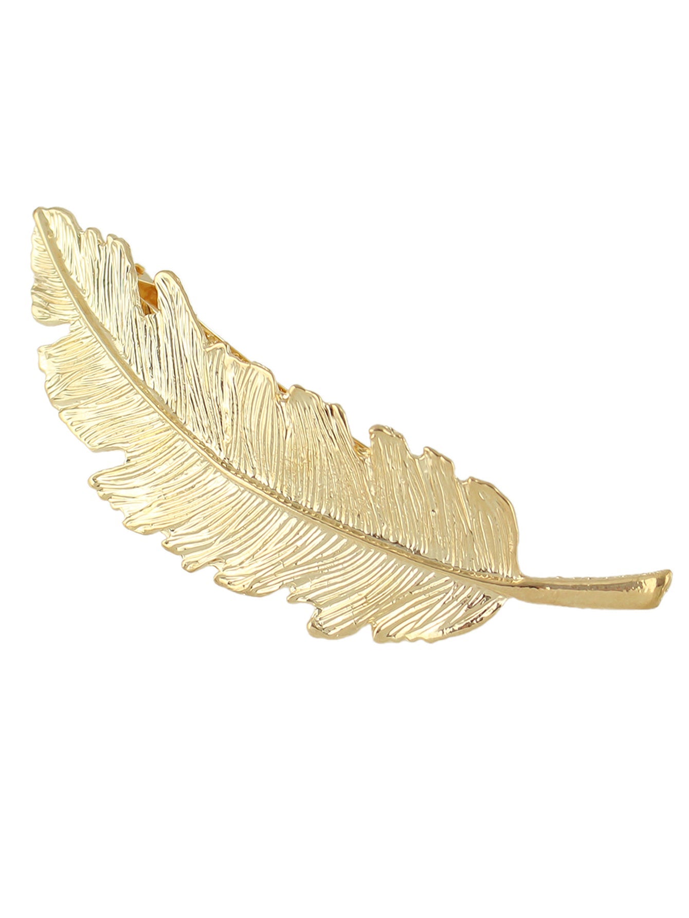 Hair Accessories Gold Silver Feather Metal Hairgrips Hair Clips Hair Barrettes-1