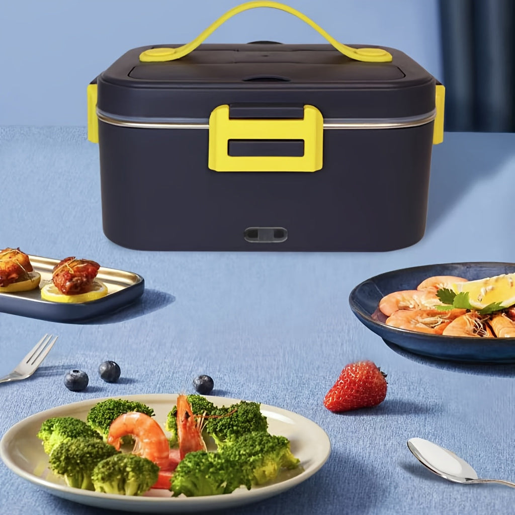 NNETM Electric Heated Lunch Box with Insulated Bag (1.8L)-1