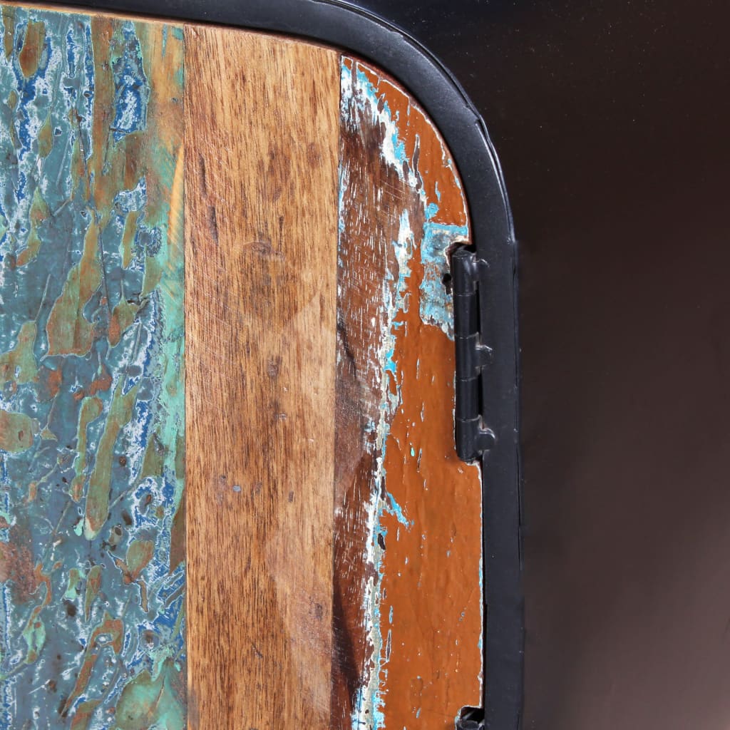 NNEVL TV Cabinet Reclaimed Wood 90x30x48 cm-3