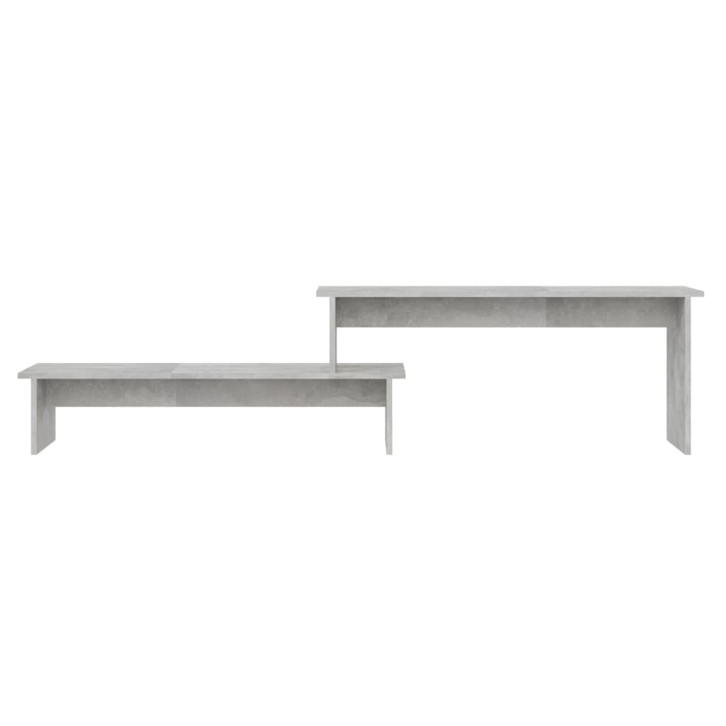 NNEVL TV Cabinet Concrete Grey 180x30x43 cm Chipboard-3