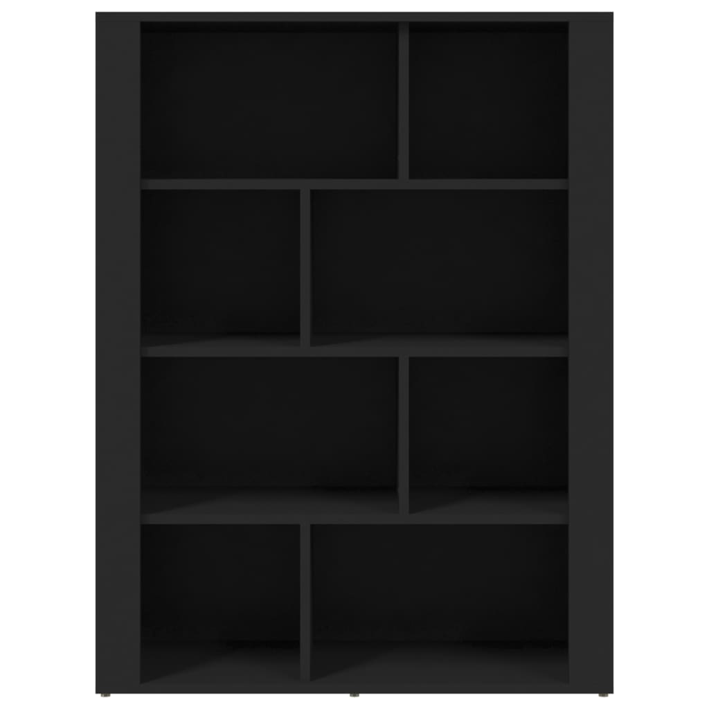 NNEVL Sideboard Black 80x30x106 cm Engineered Wood-4