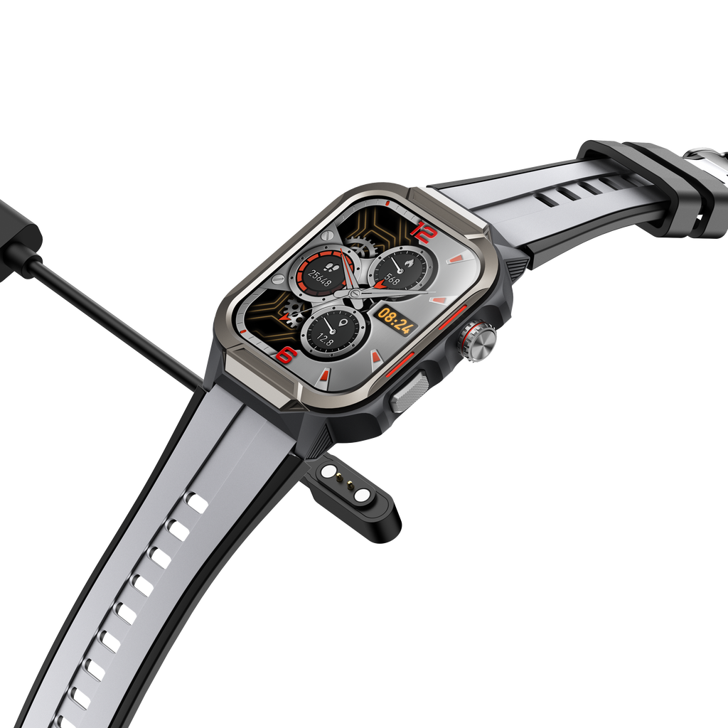 Smart Watch for Men 3ATM Waterproof Smartwatch 1.96 inch screen for Android and iOS Phones Fitness Tracker Watch with 100+ Sports Modes-3