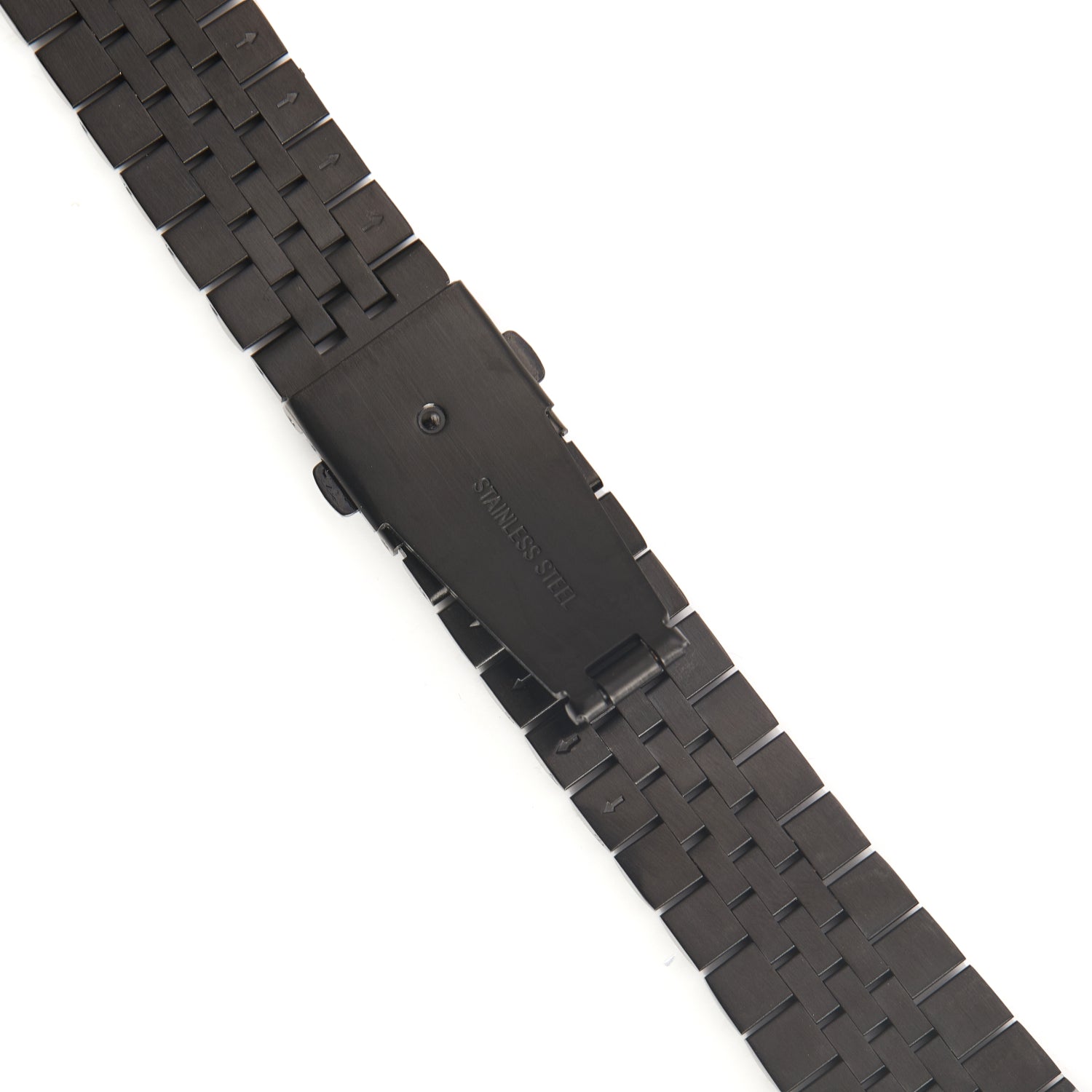 Stainless Steel Link Bracelet Band - The Perth in Black Small - Compatible with Apple Watch Size 38mm to 41mm-4