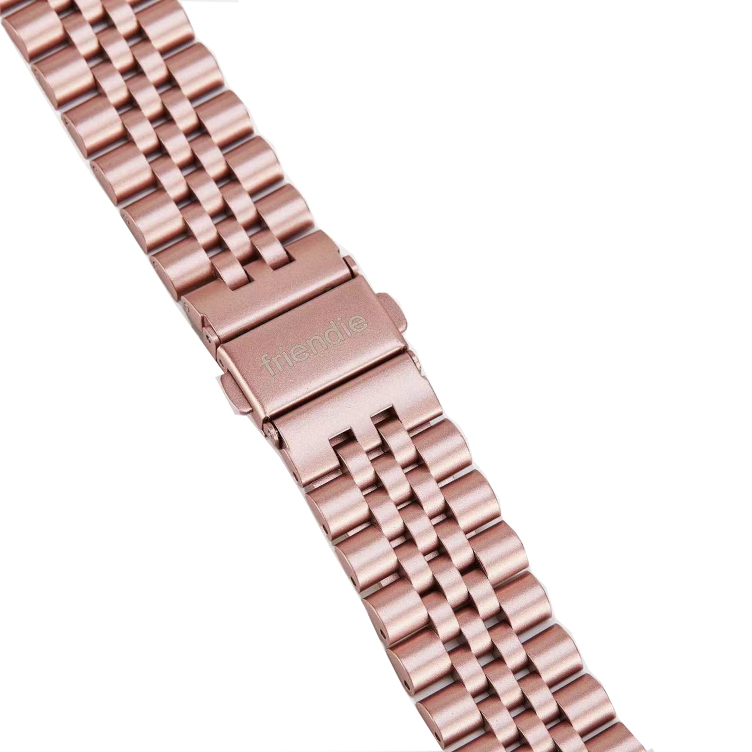 Stainless Steel Link Bracelet Band - The Perth in Rose Gold Small - Compatible with Apple Watch Size 38mm to 41mm-3