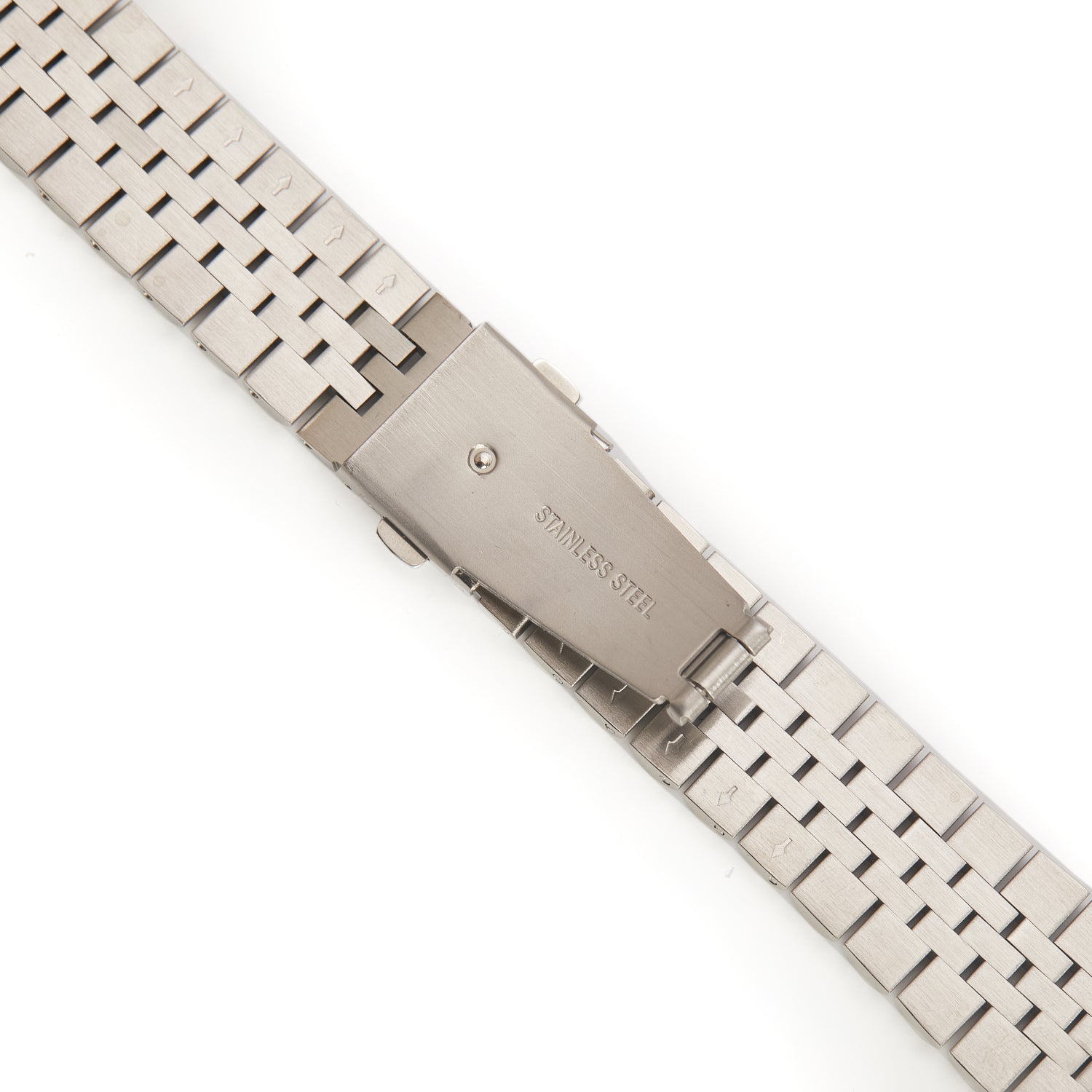Stainless Steel Link Bracelet Band - The Perth in Silver Small - Compatible with Apple Watch Size 38mm to 41mm-4