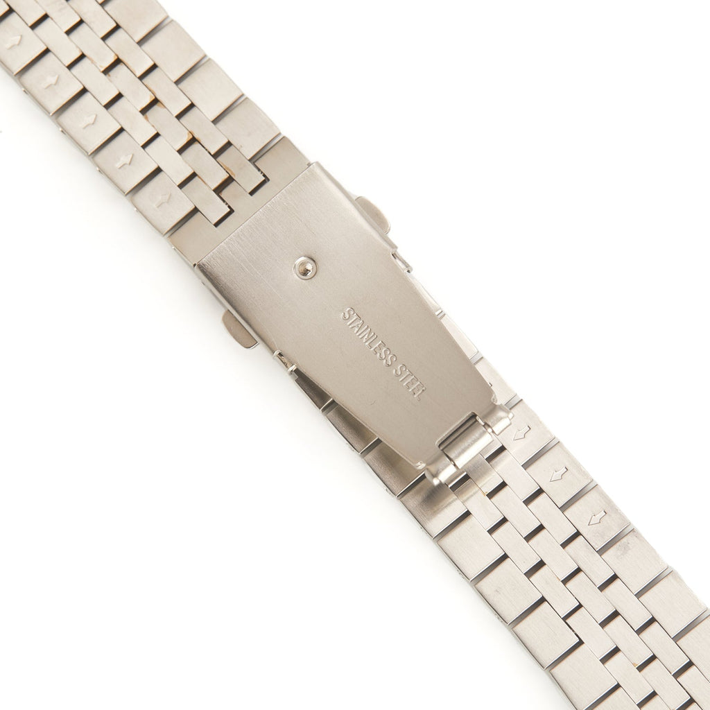 Stainless Steel Link Bracelet Band - The Perth in Silver and Rose Small - Compatible with Apple Watch Size 38mm to 41mm-4