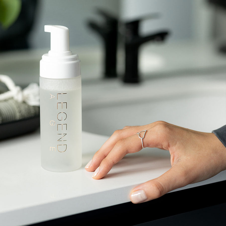 Legend Age Cleansing Mousse | Natural Makeup Remover & Deep Pore Cleanser for Men & Women-3