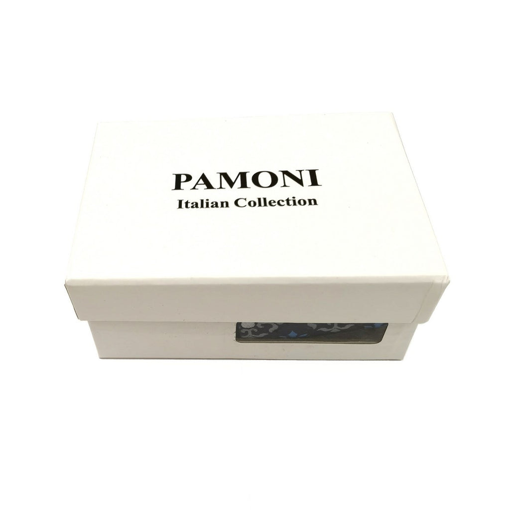 Blue Silver Geometric Tie & Cufflinks Set-2