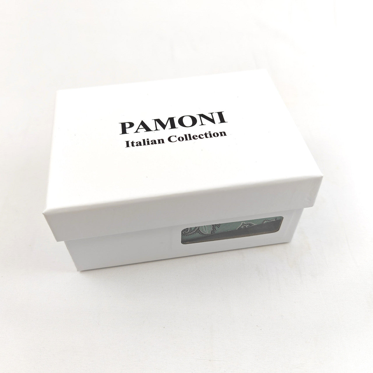 Emerald Green Paisley Tie & Cufflinks Set-2