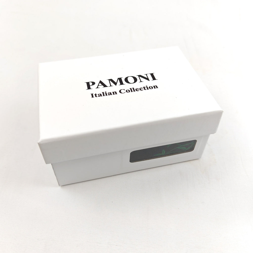 Navy Green Floral Tie & Cufflinks Set-2