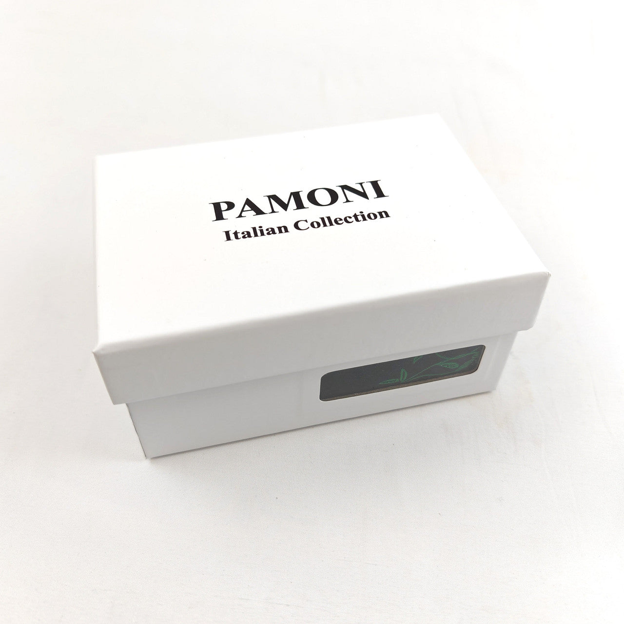 Navy Green Floral Tie & Cufflinks Set-2