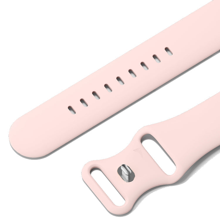 Silicone Sports Band Rose Gold with Silver Pin - The Noosa Small - Compatible with Apple Watch Size 38mm to 41mm-1