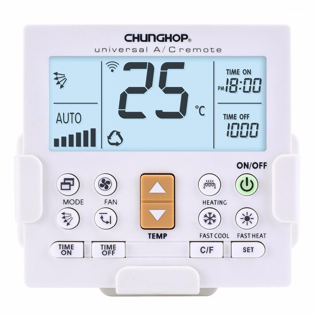 NNEIDS Universal Lcd Air Conditioner Remote Controller With Bracket - Chunghop K650E-0