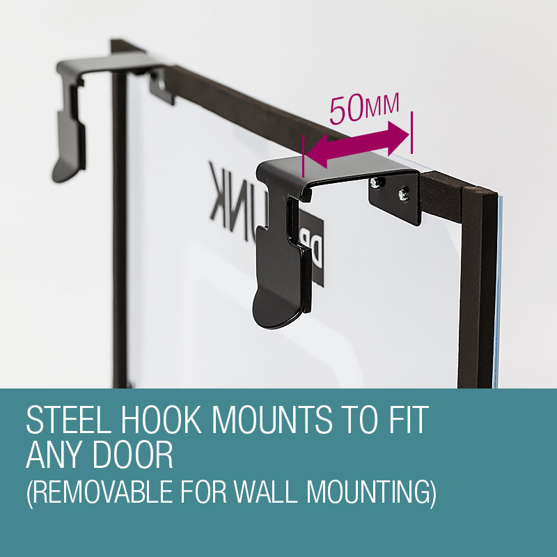 NNEMB Indoor Mini Basketball Hoop Ring Backboard Kit Door Mounted Mount Kid Set-4