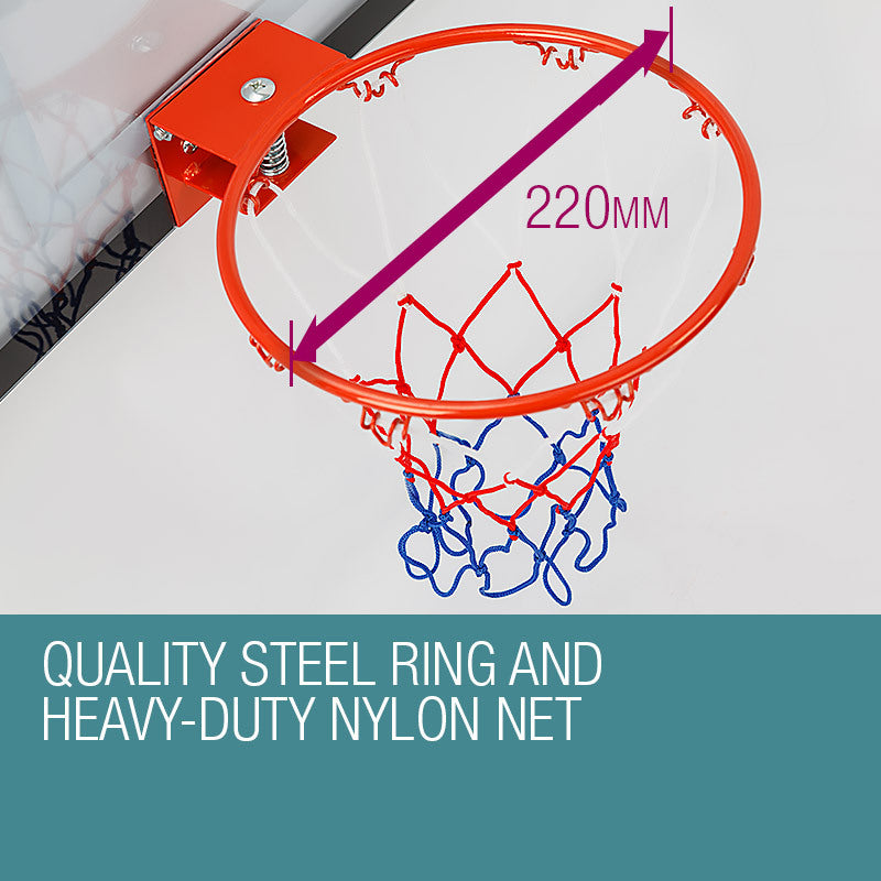 NNEMB Indoor Mini Basketball Hoop Ring Backboard Kit Door Mounted Mount Kid Set-3