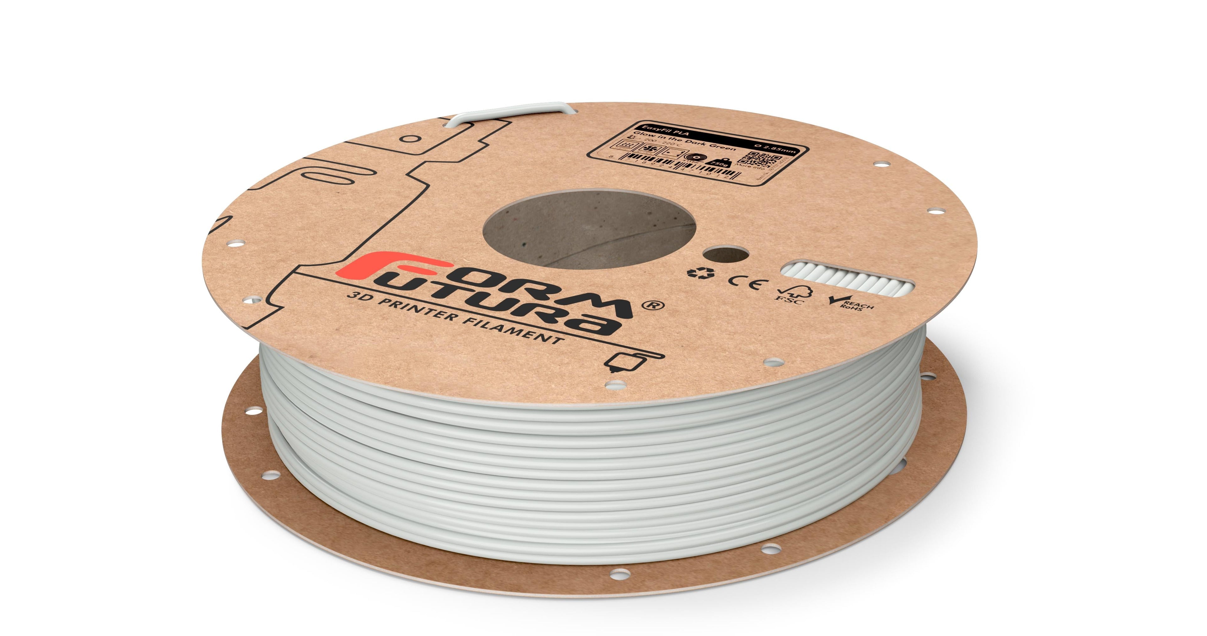 NNEDSZ PLA Filament EasyFil PLA 2.85mm Glow in the Dark Green 750 gram 3D Printer Filament-0