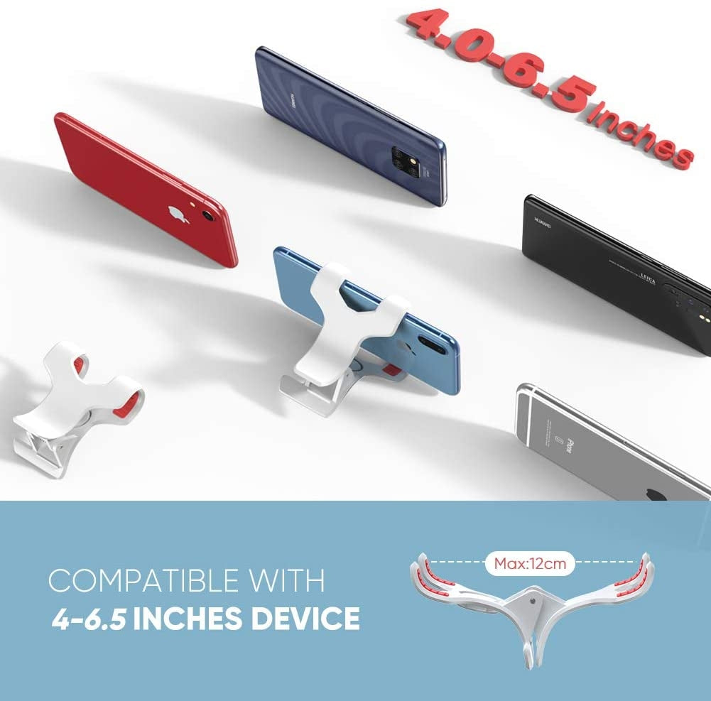 NNEDSZ Multifunction Phone Stand with Flexible Long arm (White) 30488