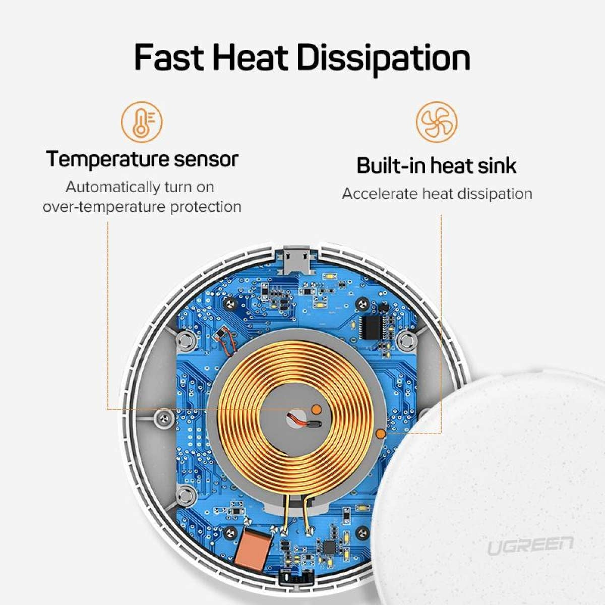 NNEDSZ QI Wireless charger White 60112