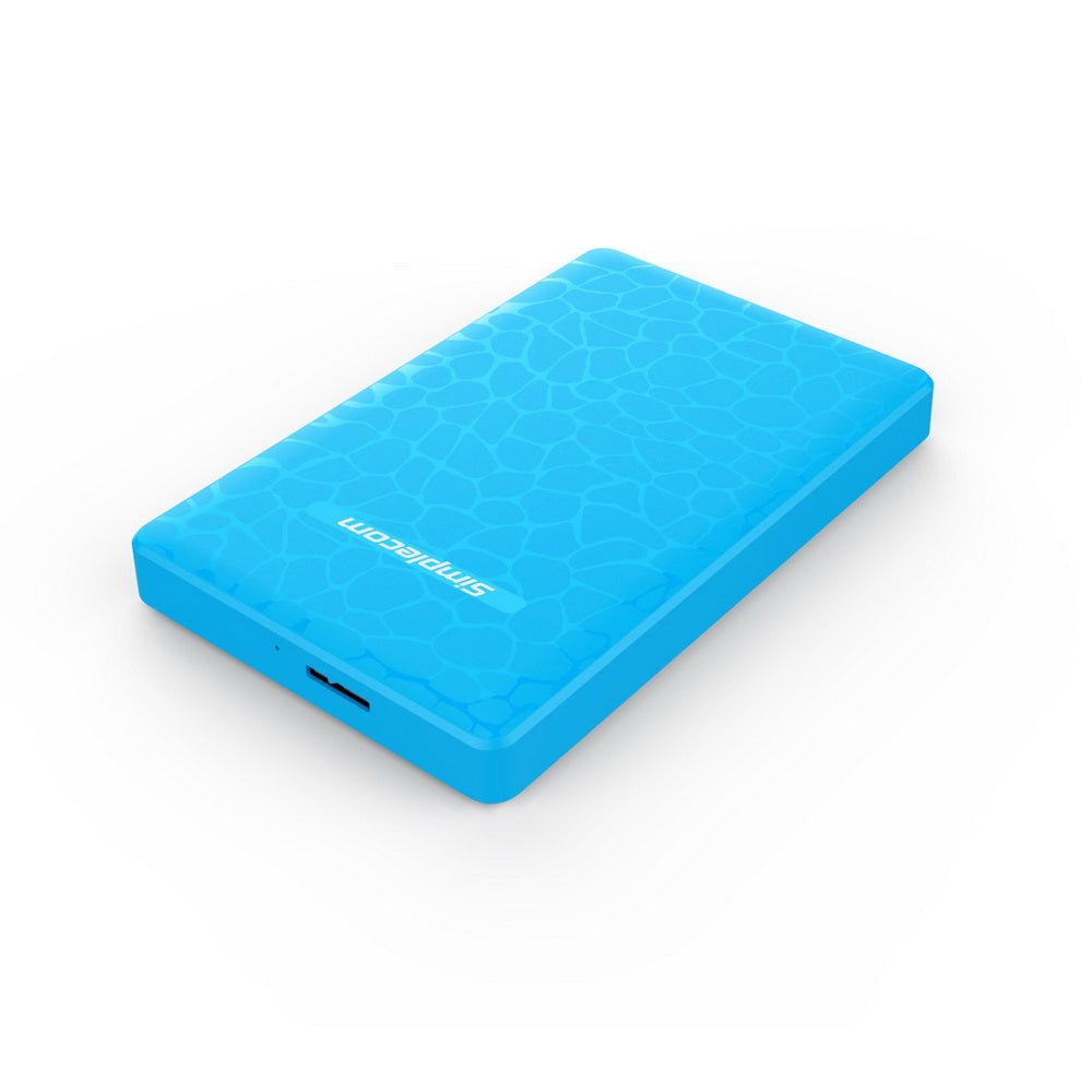 NNEDSZ SE101 Compact Tool-Free 2.5'' SATA to USB 3.0 HDD/SSD Enclosure Blue-0