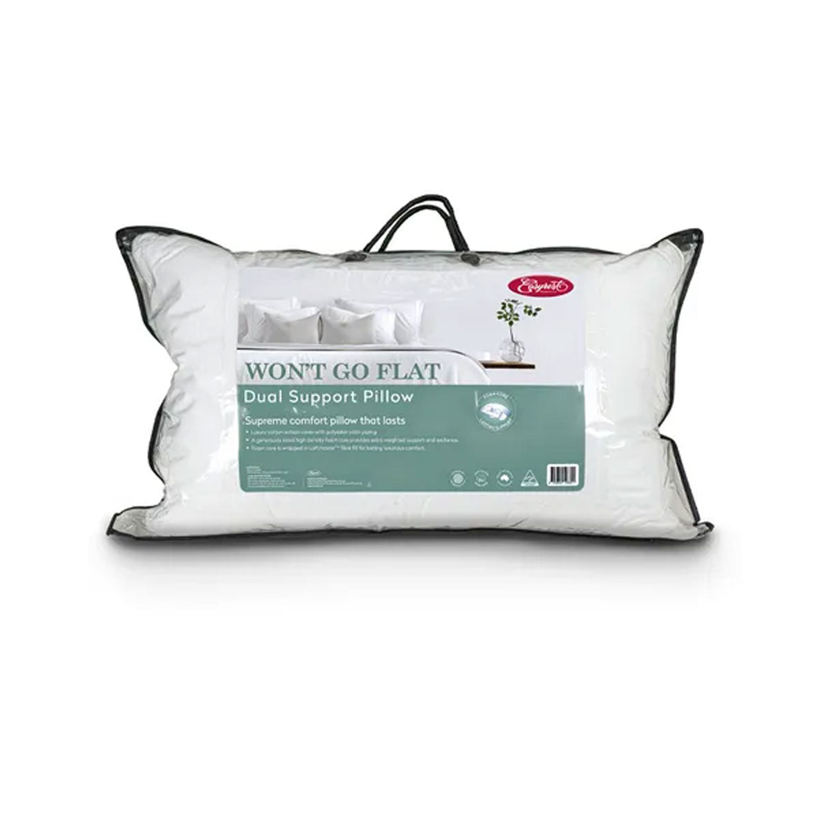 NNEDSZ Easyrest Won't Go Flat Dual Support Standard Pillow 48 x 73 cm-0
