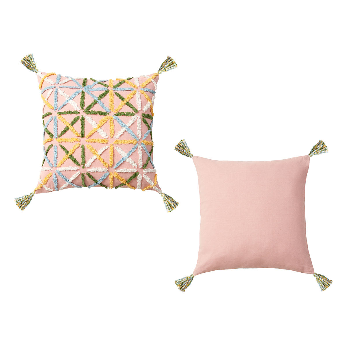 NNEDSZ Accessorize Adena Blush Filled Square Cushion-0