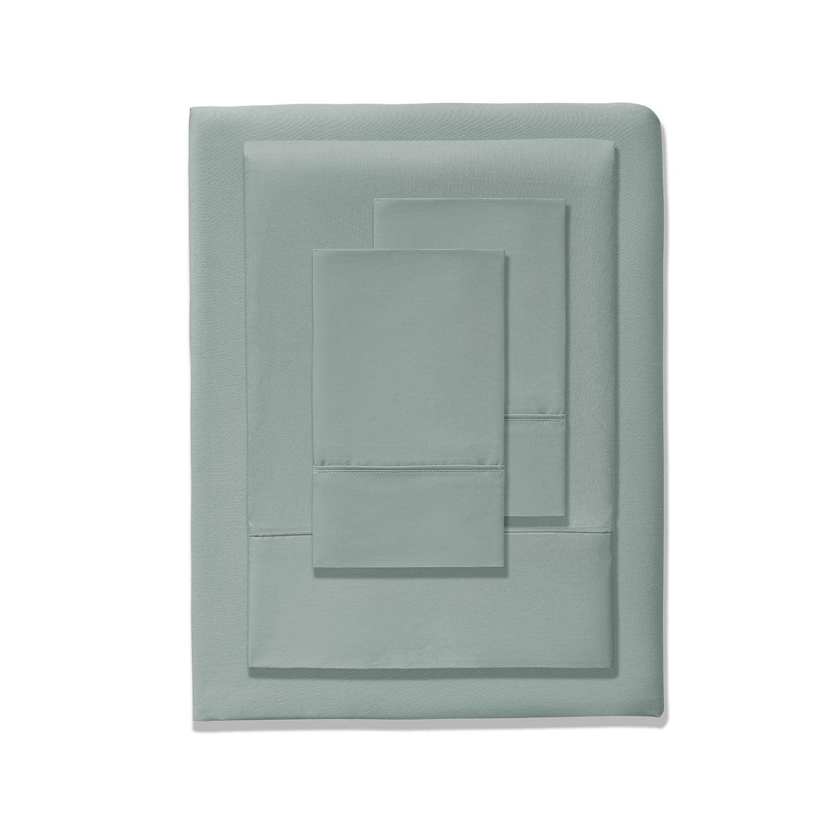 NNEDSZ 400TC Sage Bamboo Cotton Sheet Set 40cm Wall Queen-2