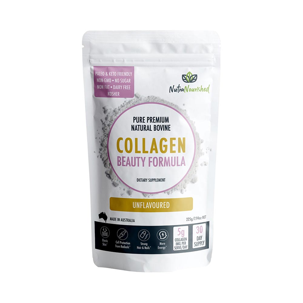 Collagen Beauty Formula Unflavoured - 225g | Nutra Nourished-0