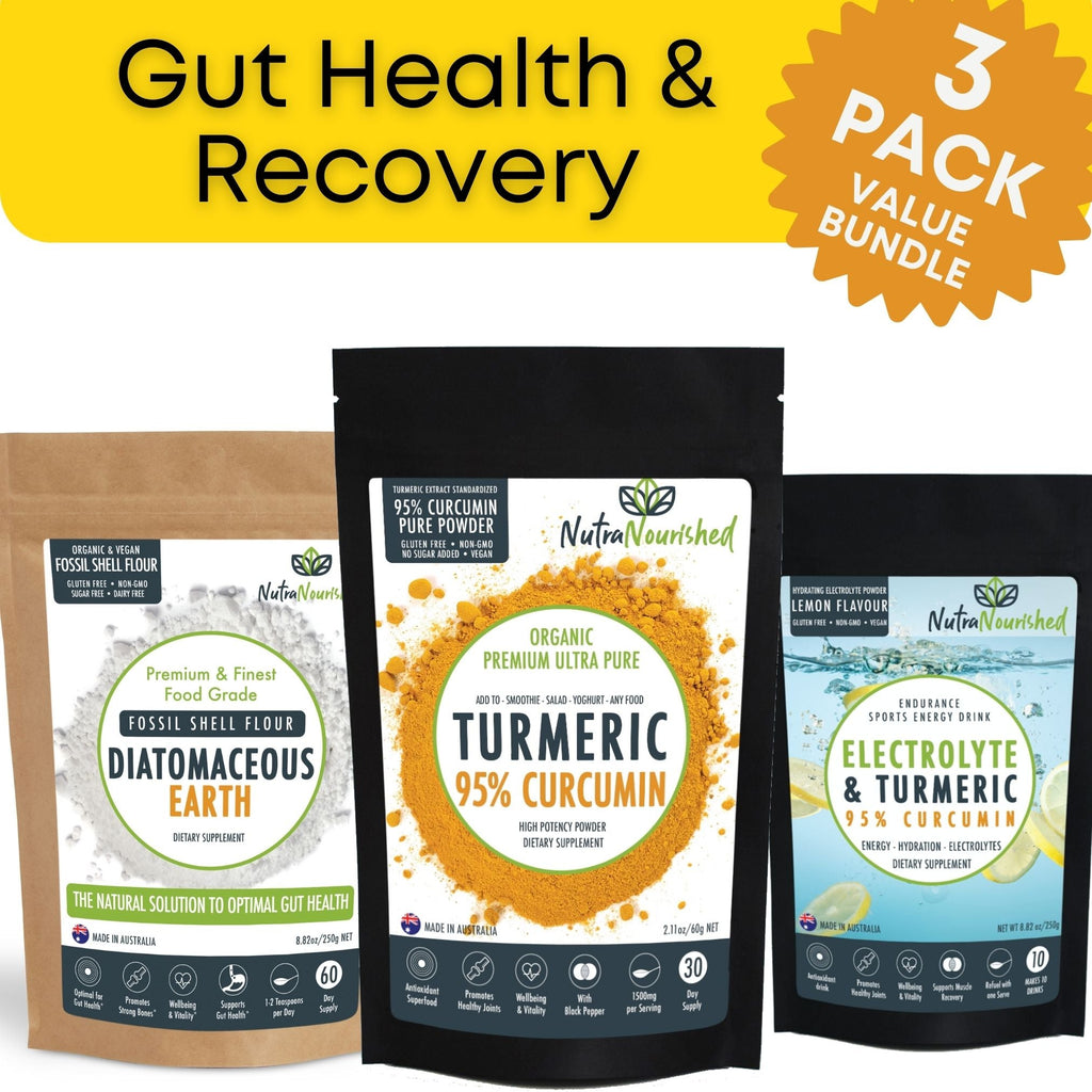 Good Gut Health & Faster Recovery | Fossil Shell Flour, Curcumin, Electrolyte Powder-0