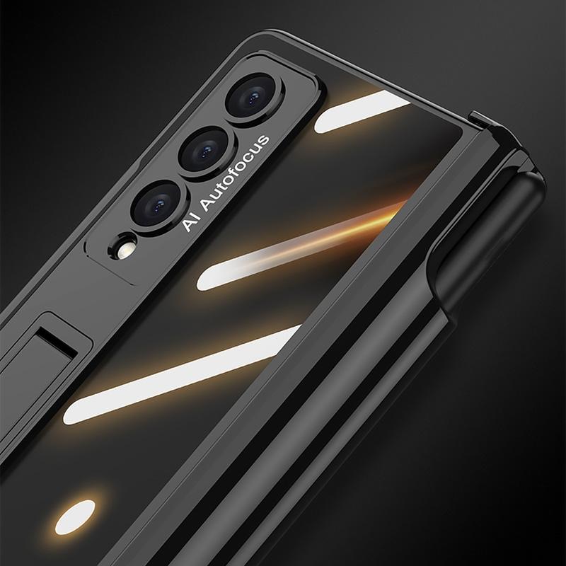 NNEDSZ Foldable Magnetic Privacy Case With Pen Holder - Fits 4Th Generation Ipad