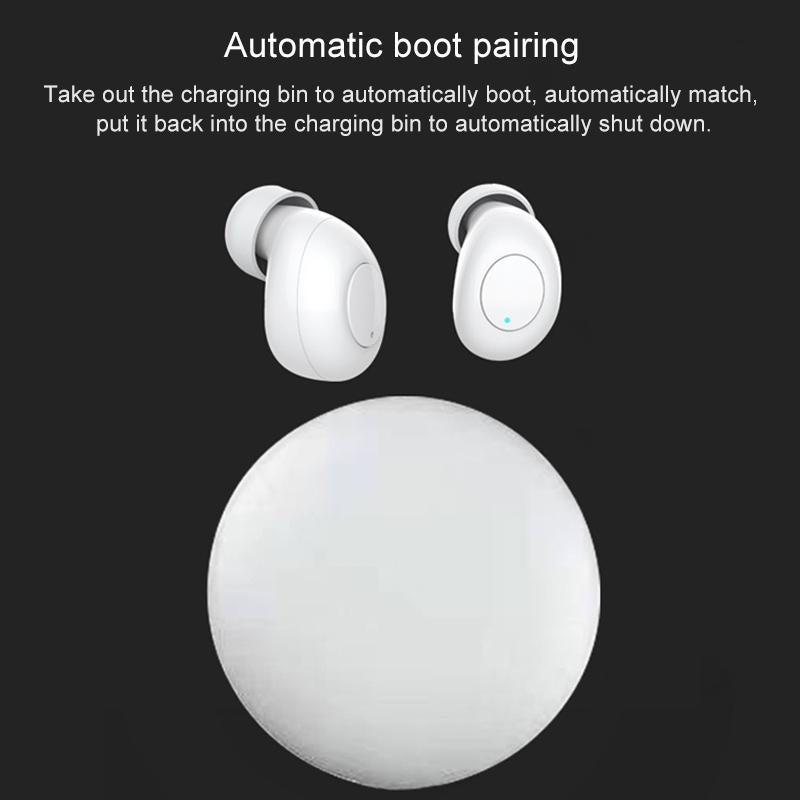 NNEDSZ Wireless Earphones With Led Charging Box - J1 Tws - Black