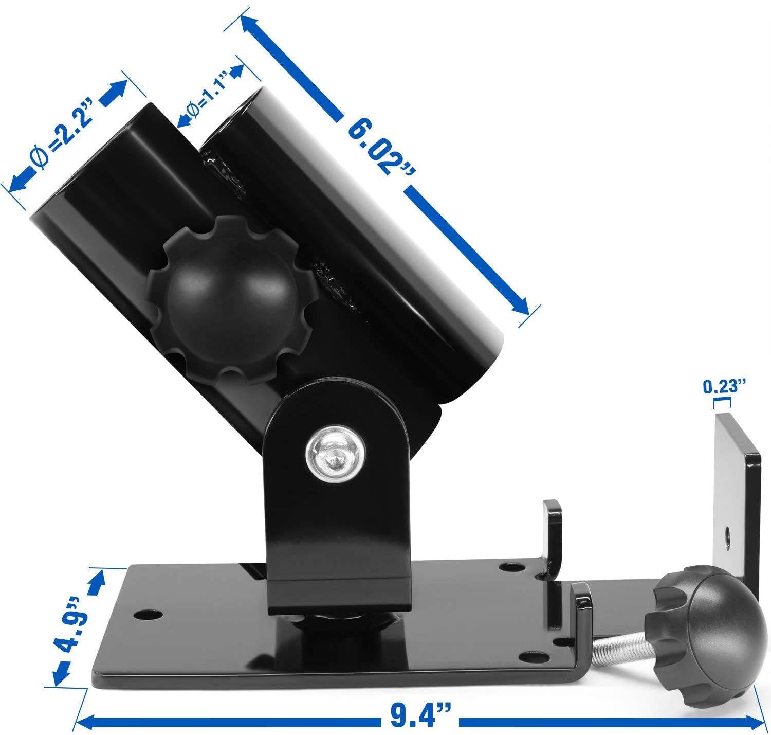 NNEDSZ Bar Row Landmine Platform 360° Swivel Fits 1, 2 Olympic Bars-1