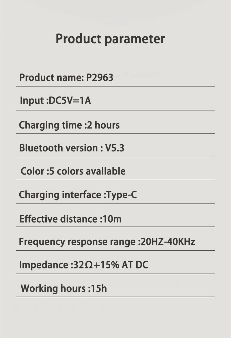 NNEDSZ Green P2963 Wireless Bluetooth Headphones with LED Light, Hi-Fi Sound, and Sport Design