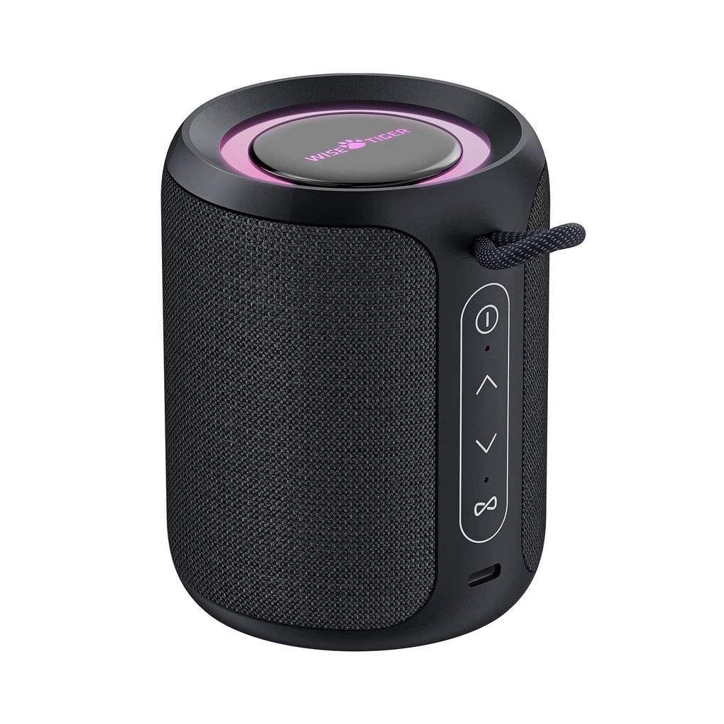 NNEOBA Outdoor Bluetooth Speaker Waterproof with Bass Boost (Black)-0