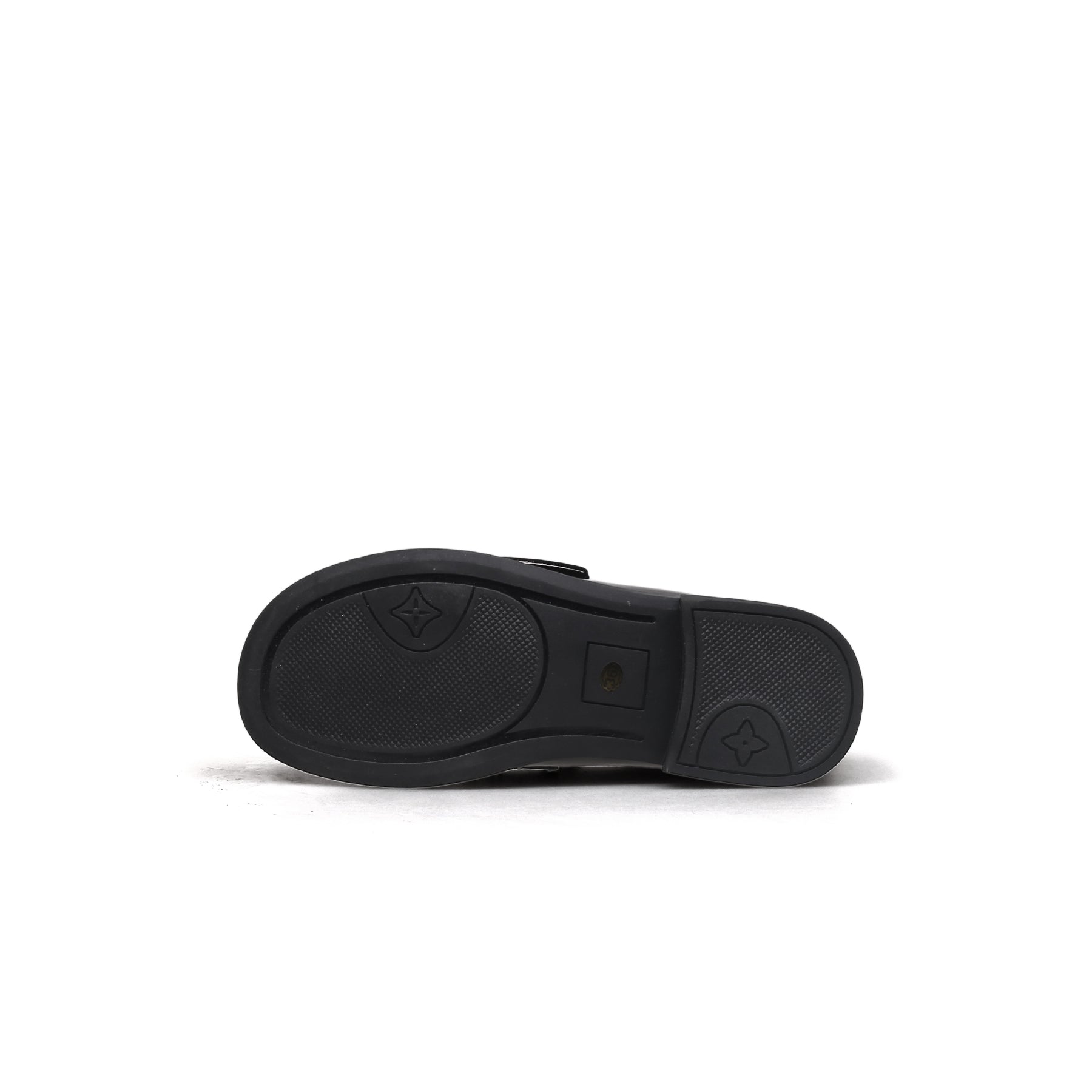 Black Fur-Lined Leather Loafers-2