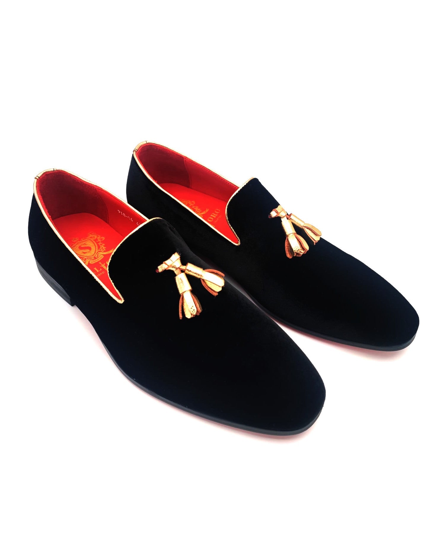 Belgian Loafers - Gold Tassel Loafers-1