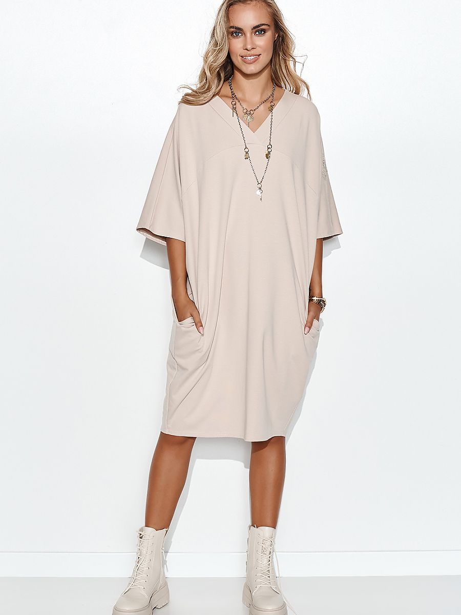 Daydress model 162224 Makadamia-1