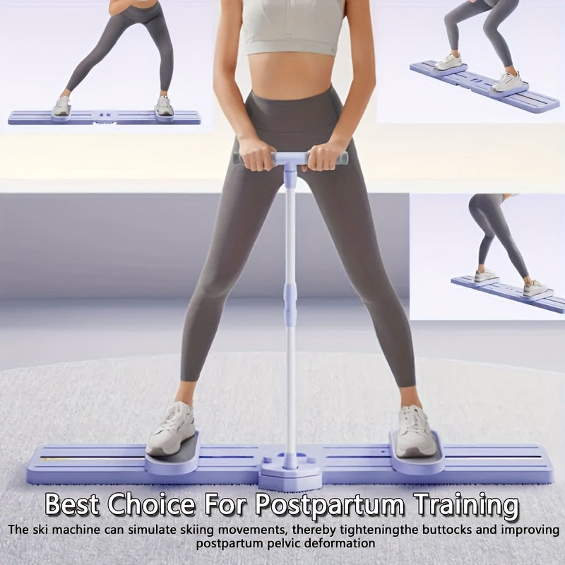 NNETM 5-in-1 Fitness Core Trainer with Handles & Wheels-2