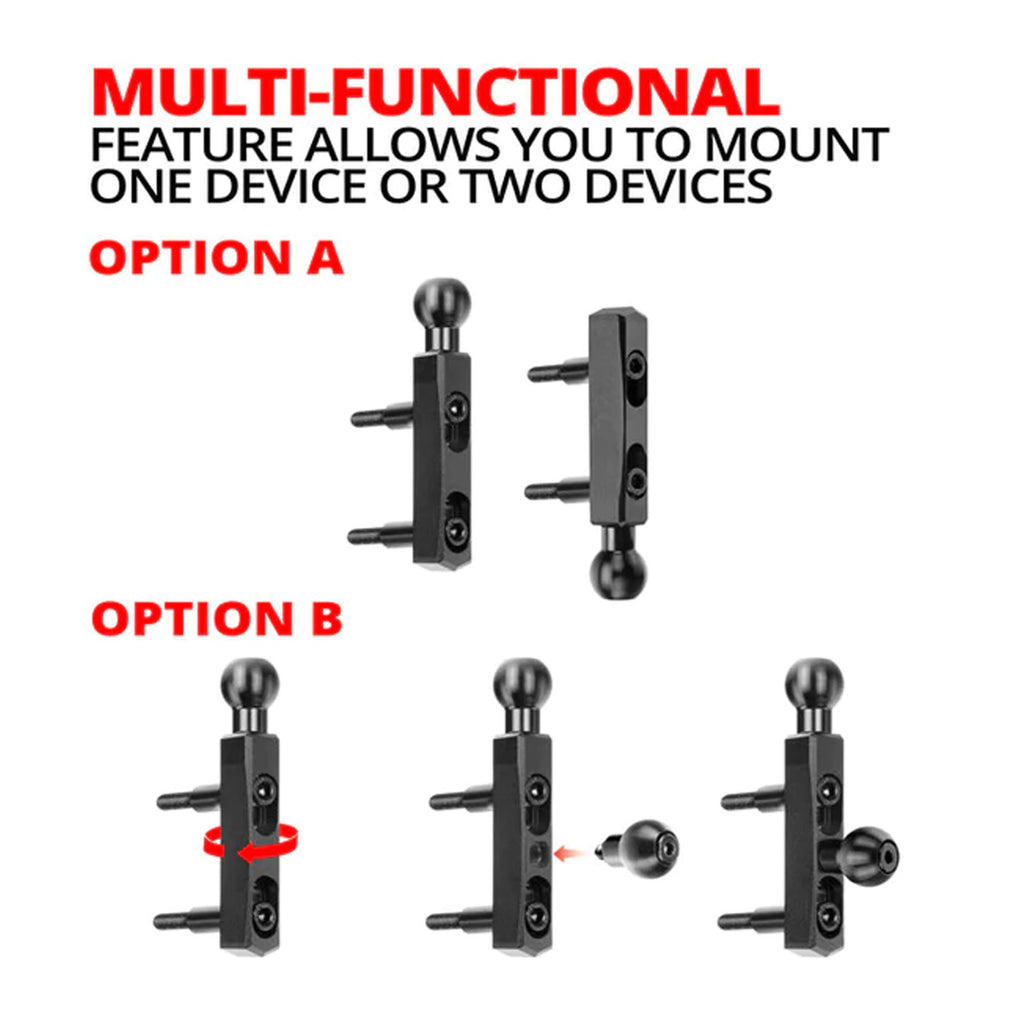 PERCH / BRAKE / CLUTCH MOUNT | DUAL 20MM BALL